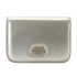 Balenciaga BB Mini Wallet, &pound;150, Accessories, Grey/Metallic, Leather, Front view
